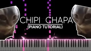 CHIPI CHIPI CHAPA CHAPA Piano Tutorial Free Midi [upl. by Thatch]