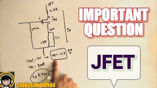 JFET  self bias solved example [upl. by Ainezey]