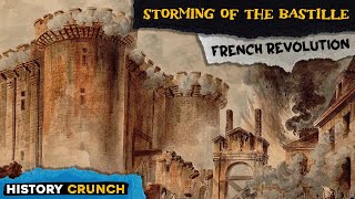 Storming of the Bastille in the French Revolution  Video Infographic [upl. by Grani]