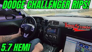 TorqStorm Supercharged Dodge Challenger 57 HEMI Rips [upl. by End841]