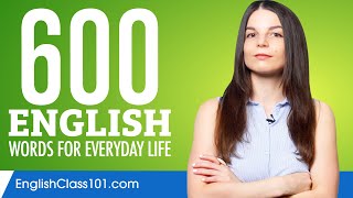 600 English Words for Everyday Life  Basic Vocabulary 30 [upl. by Alleul32]