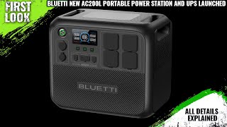 BLUETTI New AC200L Portable Power Station And UPS Launched  Explained All Spec Features And More [upl. by Nnil]