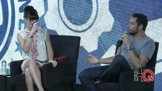 A Conversation with Evangeline Lilly live from NerdHQ 2014 [upl. by Corabelle]