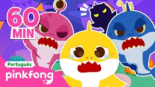 NOVOS ⭐️ É HALLOWEEN ⭐️  👻 Infantil   Completo  Pinkfong Bebê Tubarão Canções para Crianças [upl. by Dric]