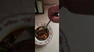 Yellowstone Bunkhouse Braised Beef Stew Review Part 4 foodshorts foodlover walmart [upl. by Ilanos764]