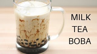 Brown Sugar Milk Tea Boba with Jasmine Tea Bubble Tea [upl. by Arteid]