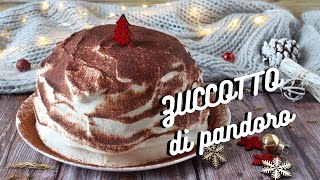 ZUCCOTTO DI PANDORO con crema al caffè  Ricetta facile e scenografica per le Feste di Natale [upl. by Ofilia824]