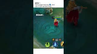 POV JADI ROAM MOBILE LEGEND [upl. by Eiralc891]