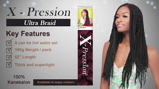 Xpression ultra braids products [upl. by Bean]