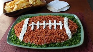 quotLoaded Baked Potatoquot Dip Football  Super Bowl Dip Recipe [upl. by Aicnatsnoc]