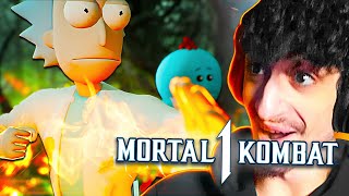 Mortal Kombat 1 But its RICK amp MORTY  MK1 EFd Up By Mods [upl. by Doersten]