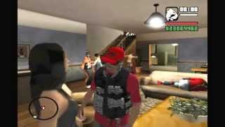 El Komander Por favor no cuelgues Gta san andreas Letra oficial [upl. by Rehpotsihc]