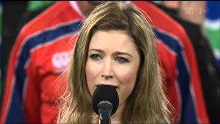 God Defend New Zealand National Anthem Hayley Westenra  Rugby World Cup Final 2011 [upl. by Cohen]