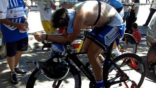 Ben Day warms up for the time trial at the 2012 Tour de San Luis [upl. by Frasier]