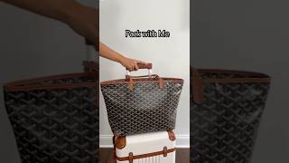 Pack wMe ft Amazon Faves and my Goyard Artois whatsinmybag packwithme goyard luxurybags [upl. by Timus]