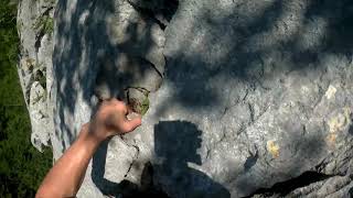 LEAD ROPE SOLO  Autosicura Arrampicata  Climbing solo  Dixieland VI [upl. by Issy]