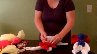 How to make a Dishtowel Angel Towel Art for Mothers Day [upl. by Nylyaj]