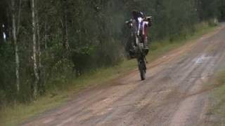 My CRF150F Wheelie [upl. by Gracye362]