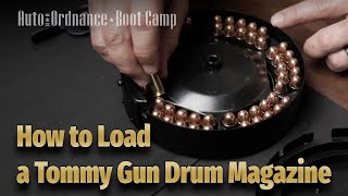 AO Boot Camp How to Load a Tommy Gun Drum Magazine [upl. by Pejsach]