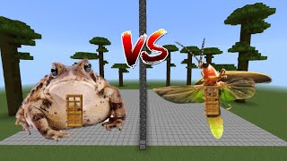 CASA DE SAPO VS CASA DE LUCIÉRNAGA EN MINECRAFT  Airproagustin y Universmc [upl. by Notse]