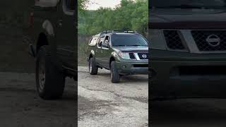 My 2005 Nissan Frontier 4x4 AlldogsOffroadCoop old man emu springs bilsteinUS 5100 25 in lift [upl. by Bor]