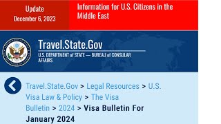 Visa Bulletin EB3 January 2024 FORWARD MOVEMENT [upl. by Gillman]