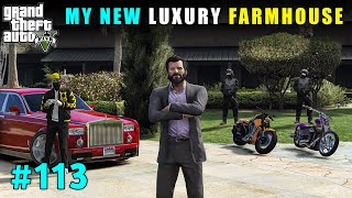 Finally Upgrading Our New Luxury Farmhouse  Gta V Gameplay [upl. by Onibas]