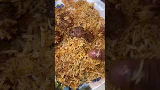 Kolkata Street food motton briyani kolkata kolkatafood kolkatastreetfood foodfoodbloggershorts [upl. by Eillas]