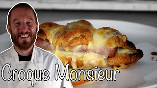 Croissant Croque Monsieur  FACILE et Délicieux 🤤 [upl. by Urd457]