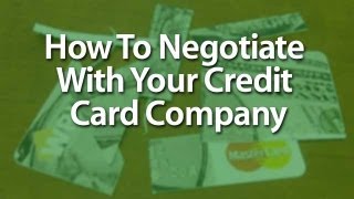 How To Negotiate Credit Card Debt [upl. by Rehnberg]