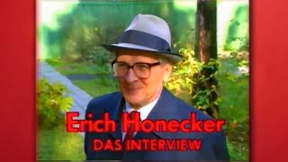 ERICH HONECKER Schuld am Untergang der DDR war das Volk Interview 1991 [upl. by Shayla945]