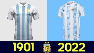 Storia della maglia da calcio della nazionale Argentina 2022  Levoluzione Della Maglia Nazionale [upl. by Boru]