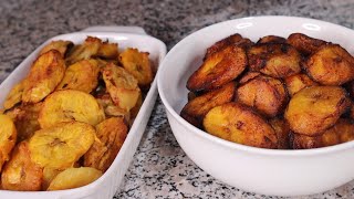 How To Make PLANTAINS  2 DELICIOUS Ways 🤤😋💃🏾 [upl. by Sorcim]