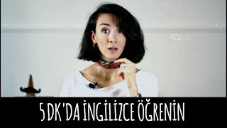 5 DAKİKADA İNGİLİZCE ÖĞREN  Garantili [upl. by Tterrej156]