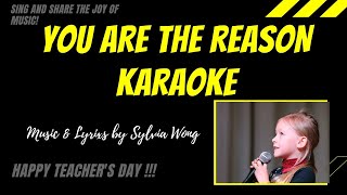 Teachers Day Song  You Are The Reason MTampT Karaoke amp lyrics [upl. by Gnex685]