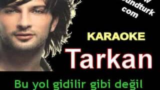 Tarkan  Unut Beni karaoke [upl. by Nalced]