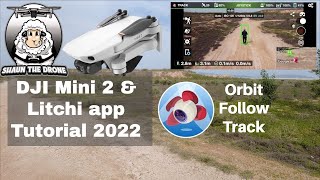 DJI Mini 2 Tutorial using the Litchi app is it any good shaunthedrone [upl. by Aineg794]