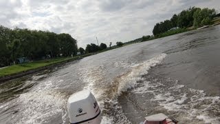 Motorboot Aluboot Quicksilver Weser Rinteln Schaumburg Johnson Außenborder [upl. by Cahn]