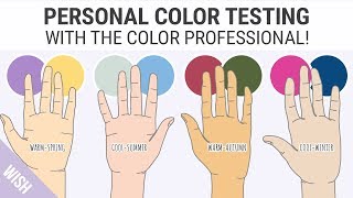 Finding Your Skin Undertones  Easy Personal Color Test with the Color Professional [upl. by Male414]