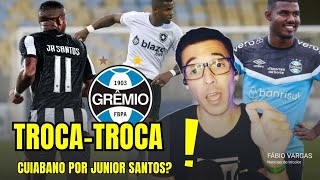 🚨🔁 TROCATROCA ENTRE GRÊMIO E BOTAFOGO  VAI CUIABANO VEM JUNIOR SANTOS DETALHES DO NEGÓCIO [upl. by Yrohcaz]