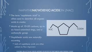 OCMS Video 8 Section 6 Mechanism of Naphthenic Acid Corrosion [upl. by Ahsitil461]