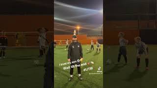 ‘I trust my son’ 🤣 Wait till the end🎯 football soccer footballgames utm challenge viralvideo [upl. by Tracie]