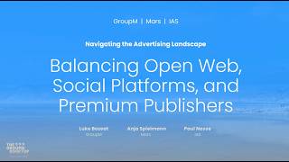 Balancing Advertising Across the Open Web Social Platforms and Premium Publishers [upl. by Hallee]