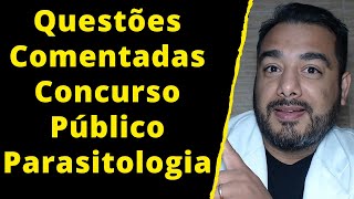 1 Questões Comentadas de Concurso Público Análises Clínicas  Parasitologia  Amebíase  Biomédico [upl. by Asimaj482]