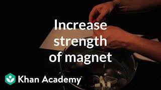 Increase strength of magnet  Discoveries and projects  Physics  Khan Academy [upl. by Grange]