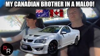 My Canadian Brothers First Time in a HSV Maloo [upl. by Eirrac]