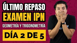 Último Repaso Examen IPN Geometría Trigonometría y Geometría Analítica  Parte 2 de 5 [upl. by Ema]