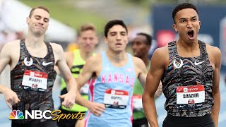 Braziers late kick makes him national champ at 800 meters  NBC Sports [upl. by Joh832]