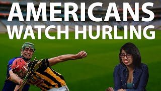 Americans Watch Hurling For The First Time [upl. by Pantheas842]