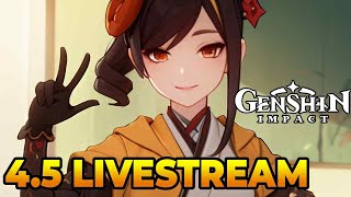 45 Genshin Impact Livestream Watchparty mit Chiori amp Sonius [upl. by Akcirderf]